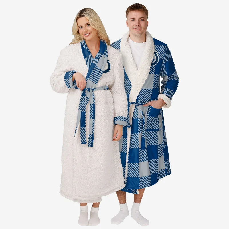 Indianapolis Colts Lounge Life Reversible Robe Laid - back Women's Vibe