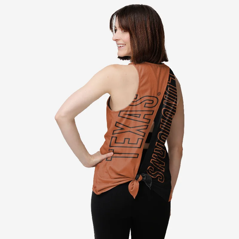 Texas Longhorns Womens Tie-Breaker Sleeveless Top European