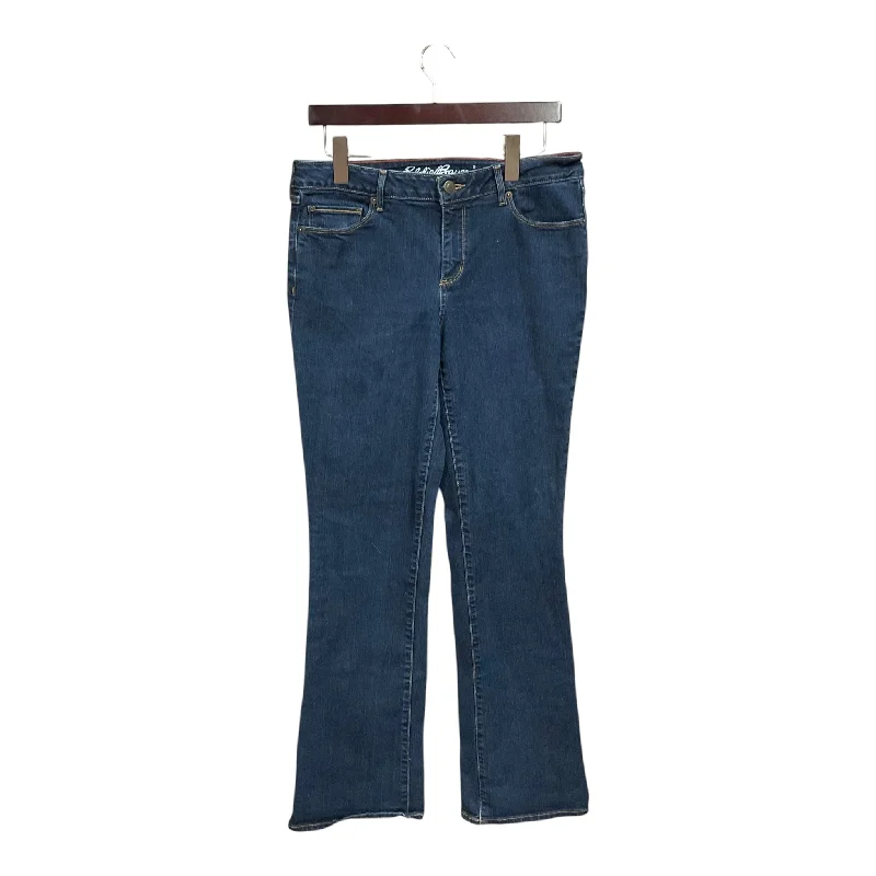 Jeans Boot Cut By Eddie Bauer In Blue Denim, Size: 10 Refined Women's Velvet