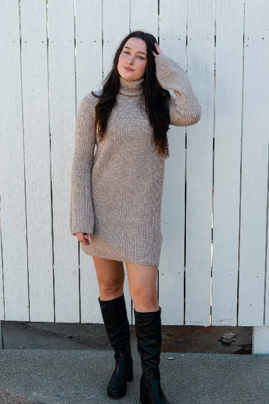 GET COZY SWEATER DRESS Trendy Women's 