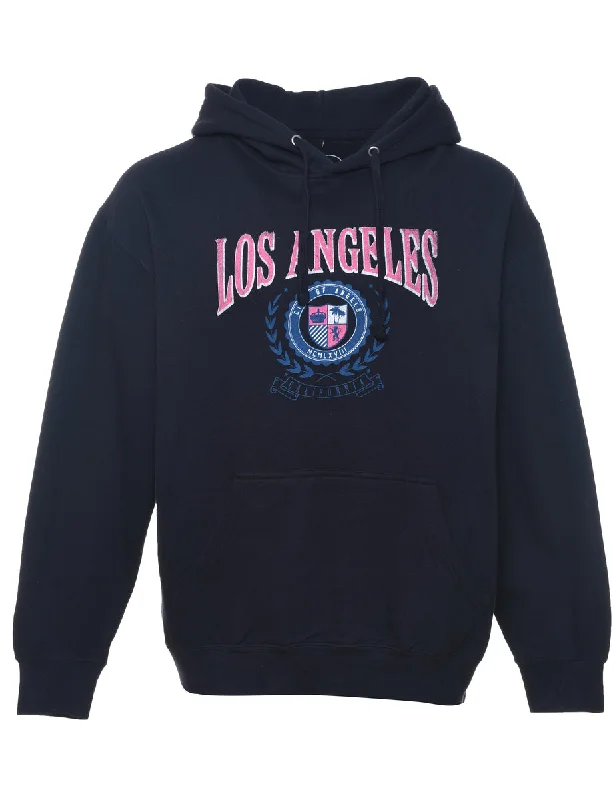 Navy Los Angeles Hoodie - L Compression