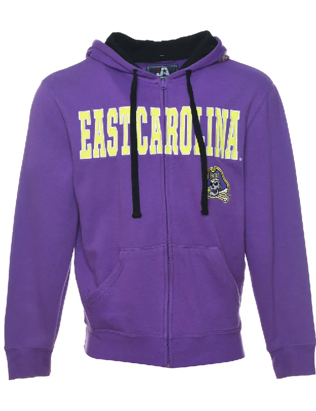 East Carolina Embroidered Zip-Front ECU Sweatshirt - S Athletic Women's 