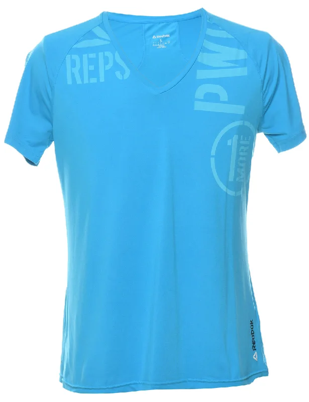 Reebok Printed T-shirt - L Cozy Women's Winter