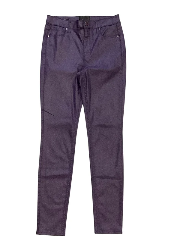 Jeans Skinny By White House Black Market In Purple, Size: 4 Bold Women's Statement