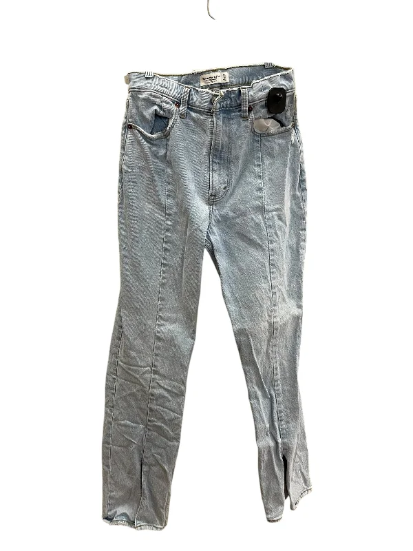 Jeans Boyfriend By Abercrombie And Fitch In Blue Denim, Size: 6 Classic Women's Tweed