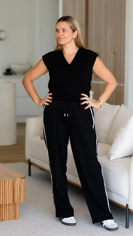 Estelle Vest - Black Casual Women's Japanese 