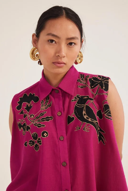 Tai Handloom Blouse British Gentlewoman Style